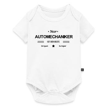 Bester Automechaniker - Baby Premium Kurzarmbody - Weiß - Vorne