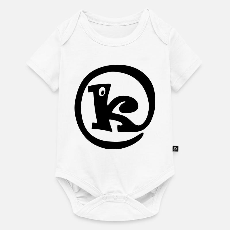 Trompe K - Body à manches courtes Premium Bébé - blanc