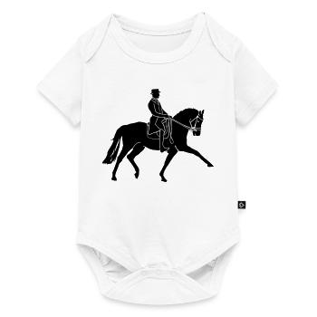 Dressage Equestre - Body à manches courtes Premium Bébé - blanc - Devant