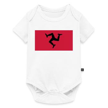 The Manx Triskelion, Emblem of the Isle of Man - Baby Premium short-sleeve bodysuit - white - Front