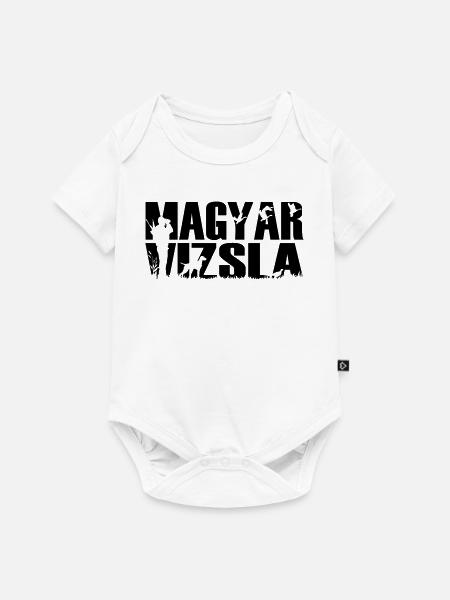Jagdhund Magyar Viszla - Baby Premium Kurzarmbody - Weiß