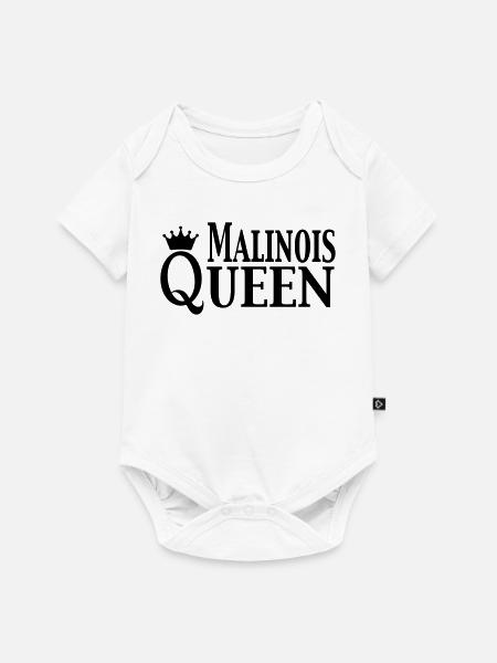Malinois Queen - Baby Premium Kurzarmbody - Weiß