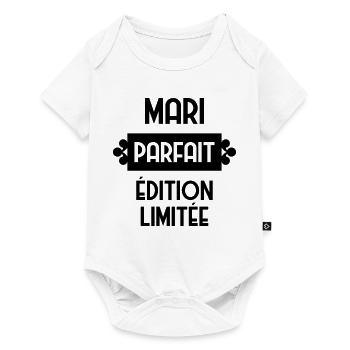 Amour / Saint Valentin / Coeur / Bébé / Love - Body à manches courtes Premium Bébé - blanc - Devant