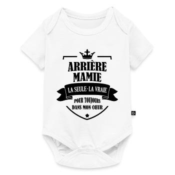 Großmütter / Oma / Mami / Großmutter / Mamy - Baby Premium Kurzarmbody - Weiß - Vorne