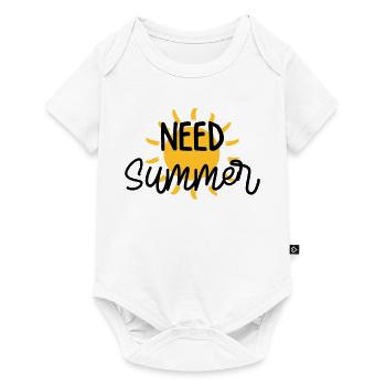 Need Summer / Sonne / Eté / Holidays / Sun / Beach - Baby Premium short-sleeve bodysuit - white - Front