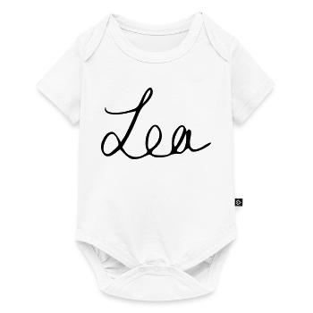 Leah - Baby Premium short-sleeve bodysuit - white - Front