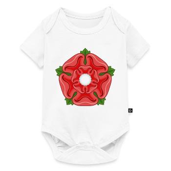 Red Rose of Lancaster Lancashire - Baby Premium short-sleeve bodysuit - white - Front