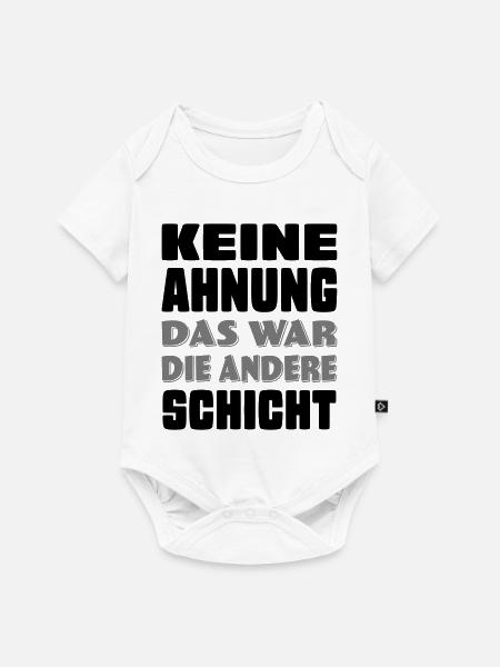 lustige Sprüche - Baby Premium Kurzarmbody - Weiß