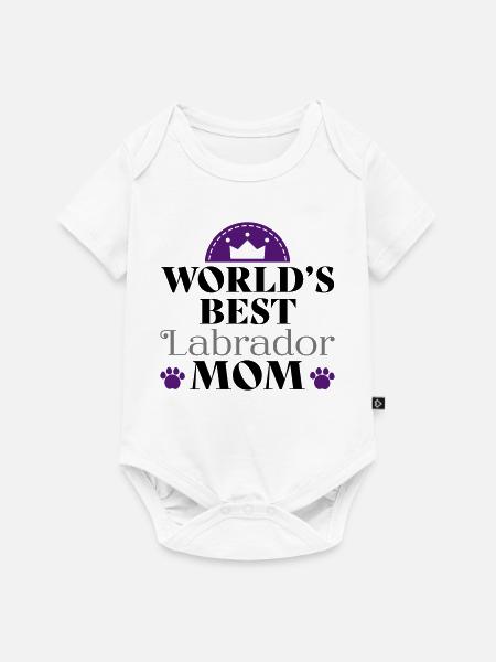Labrador - Baby Premium Kurzarmbody - Weiß