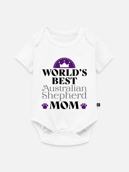 Australian Shepherd - Baby Premium Kurzarmbody - Weiß