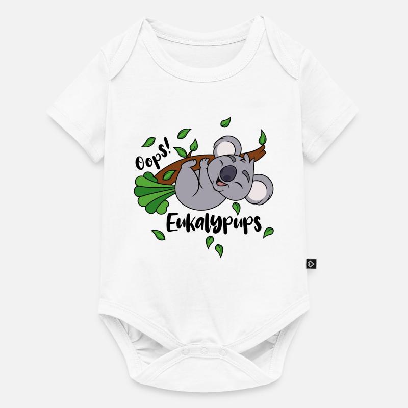 Koala Eukalyptus Oops Eukalypups Pups Tier Ast - Baby Premium Kurzarmbody - Weiß