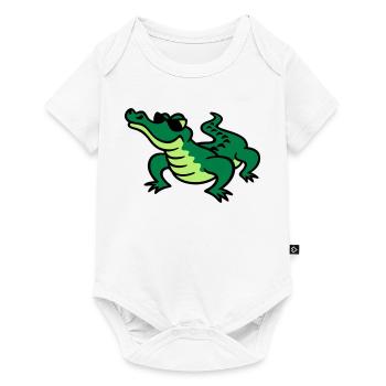 Cool Croc - Baby Premium short-sleeve bodysuit - white - Front