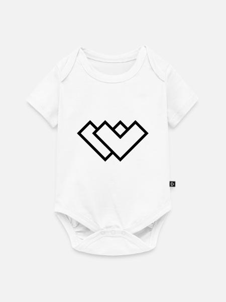 W - Logo - Baby Premium Kurzarmbody - Weiß