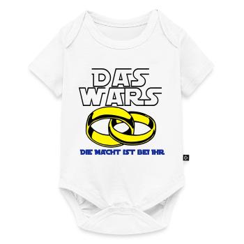 Junggesellenabschied , JGA das wars die Mach(25) - Baby Premium Kurzarmbody - Weiß - Vorne