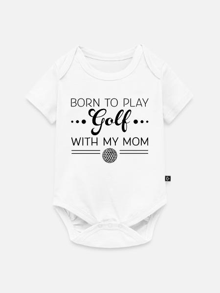 Golf - Baby Premium kortärmad bodysuit - vit