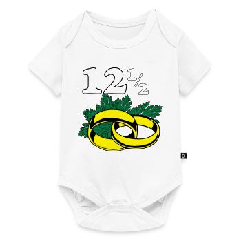 Parsley Wedding , 12,5 Years Wedding Anniversary (25) - Baby Premium short-sleeve bodysuit - white - Front