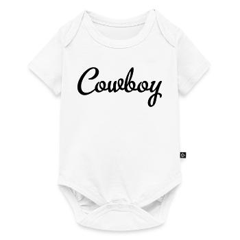 Cowboy - Baby Premium Kurzarmbody - Weiß - Vorne
