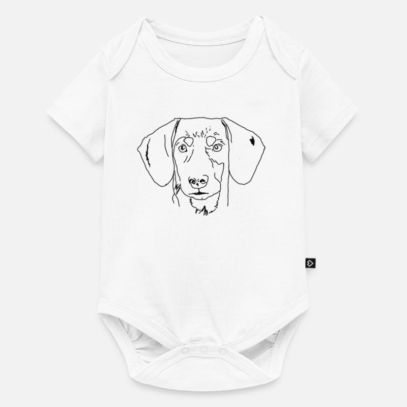 Teckel - Body à manches courtes Premium Bébé - blanc