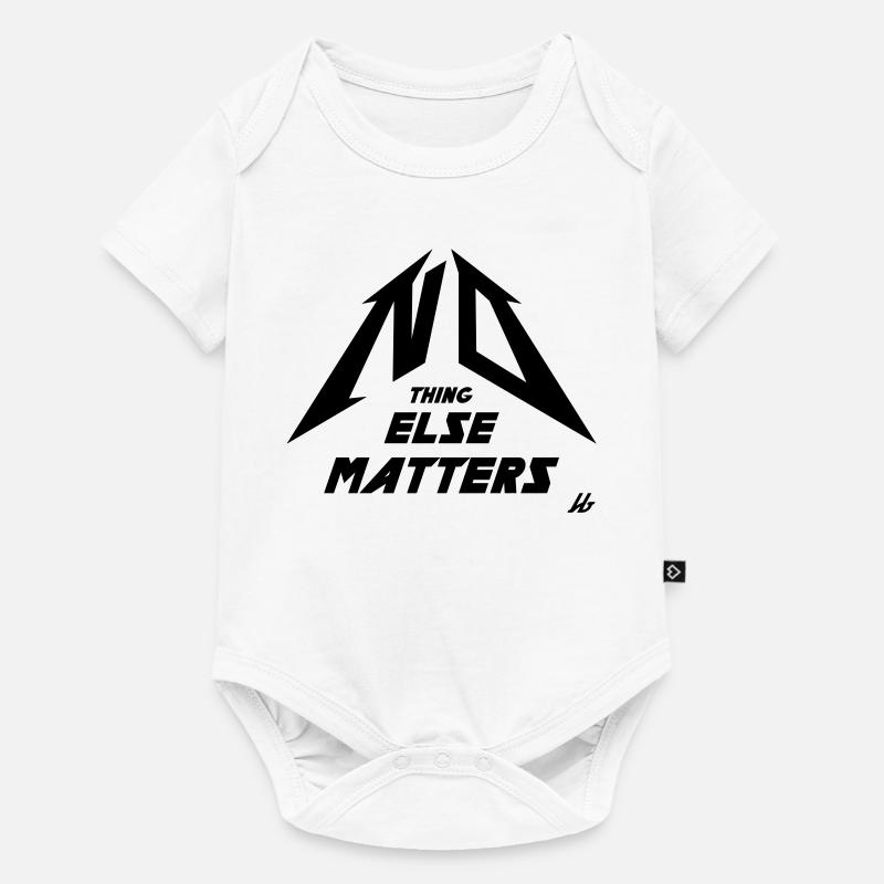 NO THING ELSE MATTERS - Baby Premium short-sleeve bodysuit - white