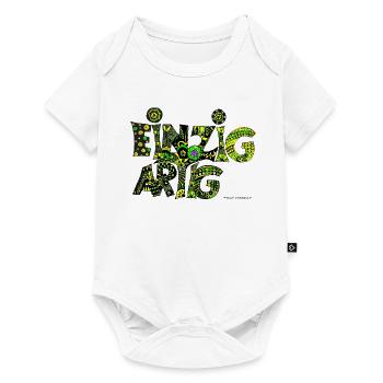 Einzigartig - Baby Premium Kurzarmbody - Weiß - Vorne