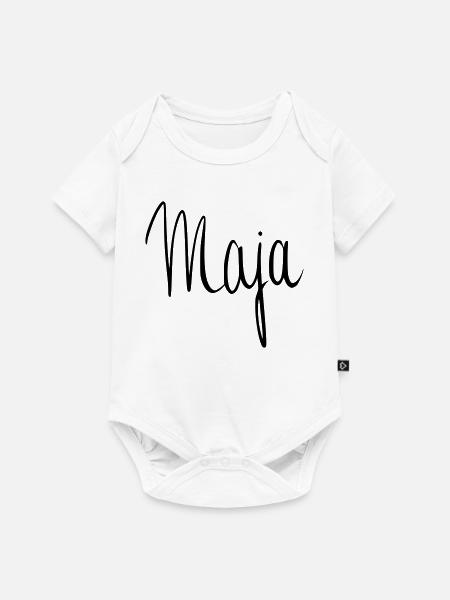 Maja - Baby Premium Kurzarmbody - Weiß