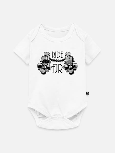 0852 2 RIDE FJR - Baby Premium Kurzarmbody - Weiß