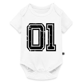 Adana 01 look usé - Body à manches courtes Premium Bébé - blanc - Devant