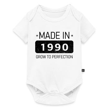 Fabriqué en 1990 – Style Vintage - Body à manches courtes Premium Bébé - blanc - Devant
