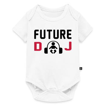 Baby dj - Baby Premium short-sleeve bodysuit - white - Front