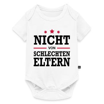 Baby Birthday Gift Sayings Parents Mom Dad - Baby Premium short-sleeve bodysuit - white - Front