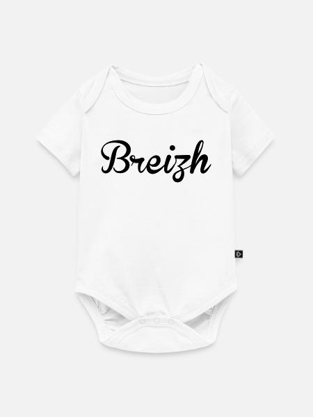 Breizh - Bretagne - Baby Premium Kurzarmbody - Weiß