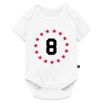Chiffre 8 - Body à manches courtes Premium Bébé - blanc - Devant