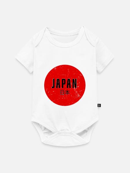 Japan - Baby Premium Kurzarmbody - Weiß