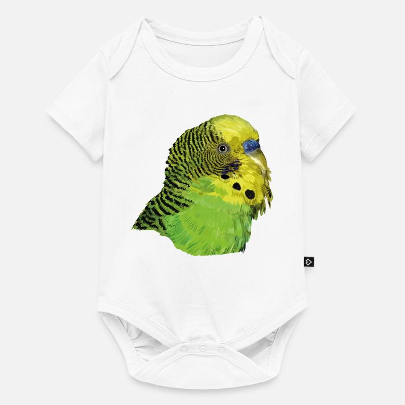 Australischer Sittich - Baby Premium Kurzarmbody - Weiß