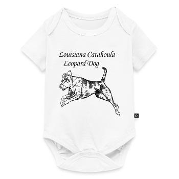 Louisiana Catahoula Leopard Dog - Baby Premium Kurzarmbody - Weiß - Vorne