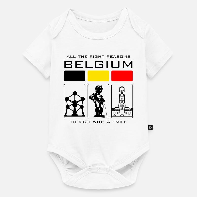 Blocs colorés et arche - Body à manches courtes Premium Bébé - blanc