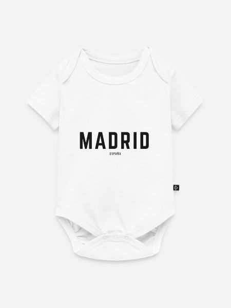 Madrid Spain - Baby Premium Kurzarmbody - Weiß