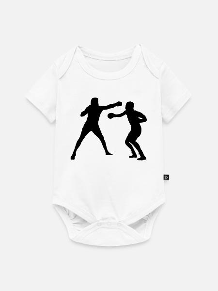 Boxkampftraining - Baby Premium Kurzarmbody - Weiß
