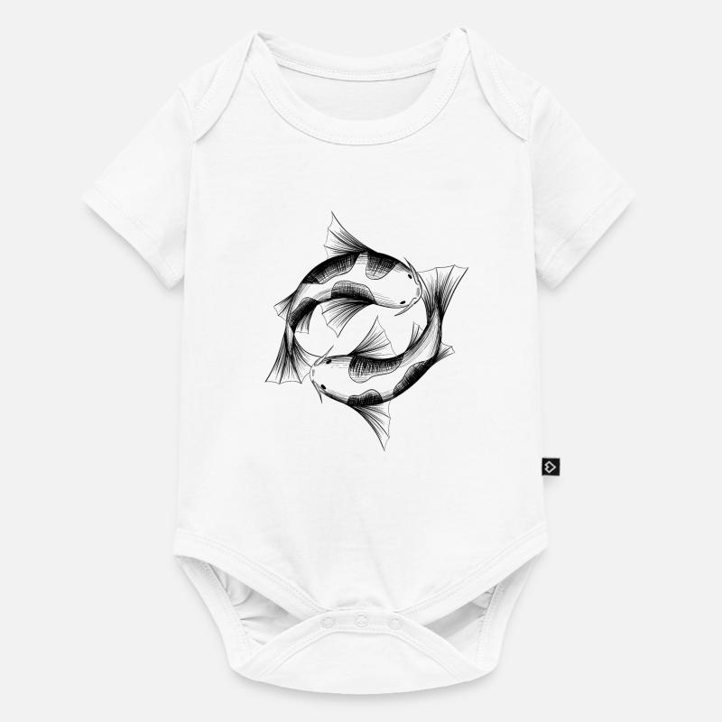 Kois - Body à manches courtes Premium Bébé - blanc