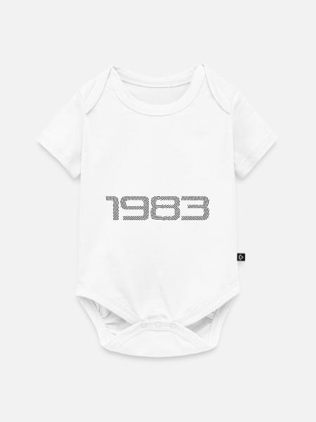 1983 Geboren - Baby Premium Kurzarmbody - Weiß