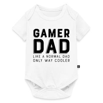 Gamer dad - Baby Premium short-sleeve bodysuit - white - Front