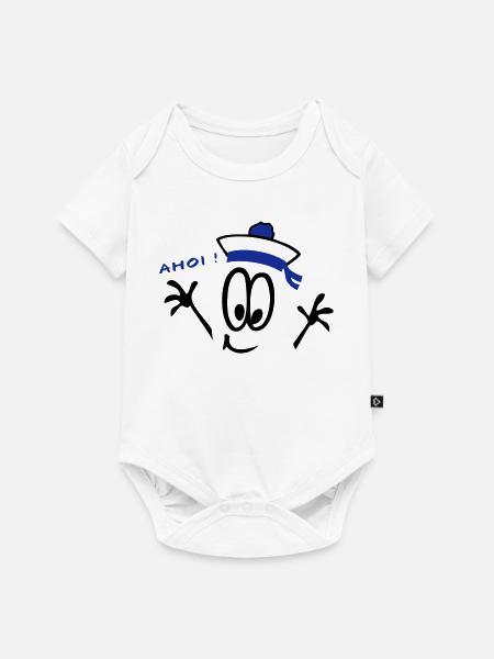 Matrose, ahoi, Comic - Baby Premium Kurzarmbody - Weiß