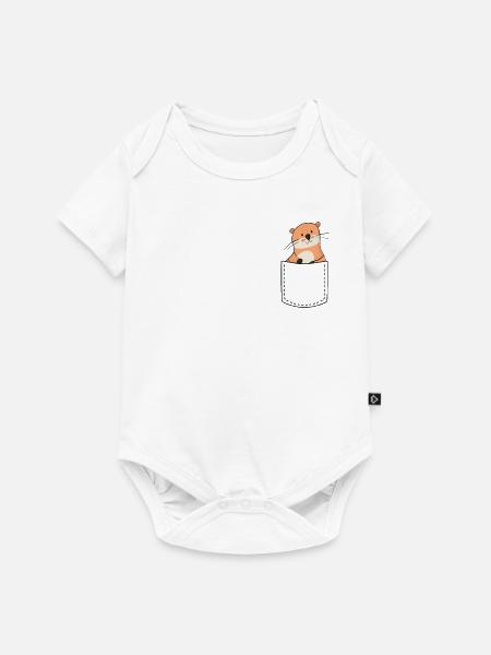 Otter - Baby Premium Kurzarmbody - Weiß