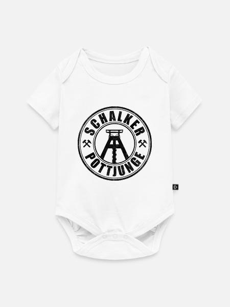 Schalker Pottjunge | Gelsenkirchen Ruhrpott Junge - Baby Premium Kurzarmbody - Weiß