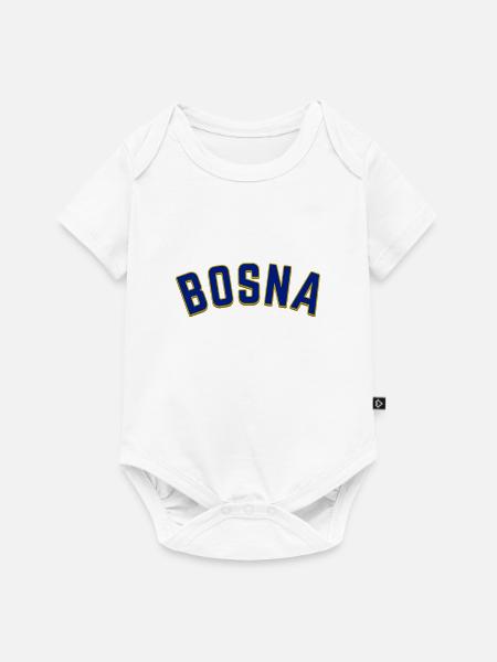 Bosnien - Baby Premium Kurzarmbody - Weiß