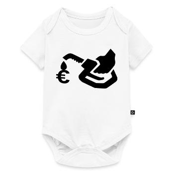 gas pump - Baby Premium short-sleeve bodysuit - white - Front