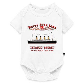 TITANIC SPIRIT CREATION LOUIS RUNEMBERG ADAGP - Baby Premium short-sleeve bodysuit - white - Front
