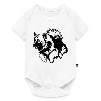 Wolfsspitz - Body à manches courtes Premium Bébé - blanc - Devant