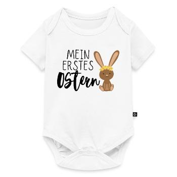 Mein erstes Ostern - Baby Premium Kurzarmbody - Weiß - Vorne