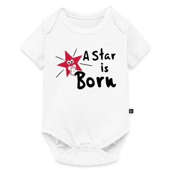 Baby Star Is Born Birthday - Baby Premium short-sleeve bodysuit - white - Front